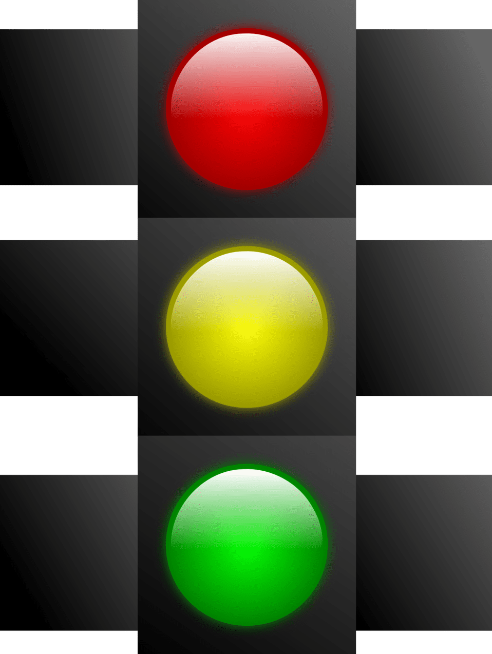 Clipart image traffic light id