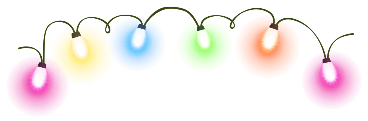 Christmas light clipart image