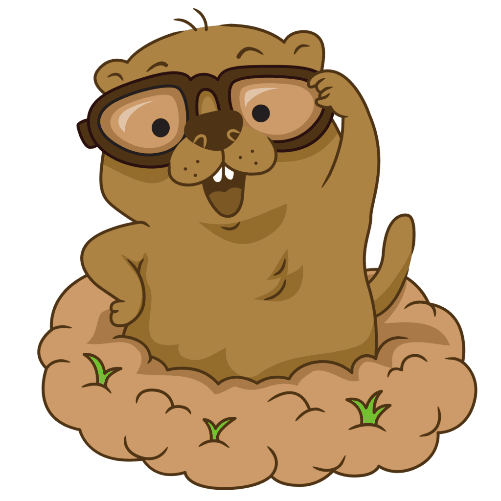 Groundhog wildlife control landscaping and horticulture clipart picture