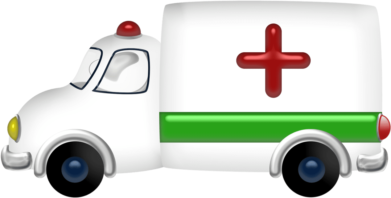 Hospital transportation cartoon ambulance clipart large size image