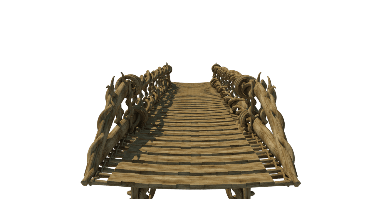 Wooden bridge image for clipart 5