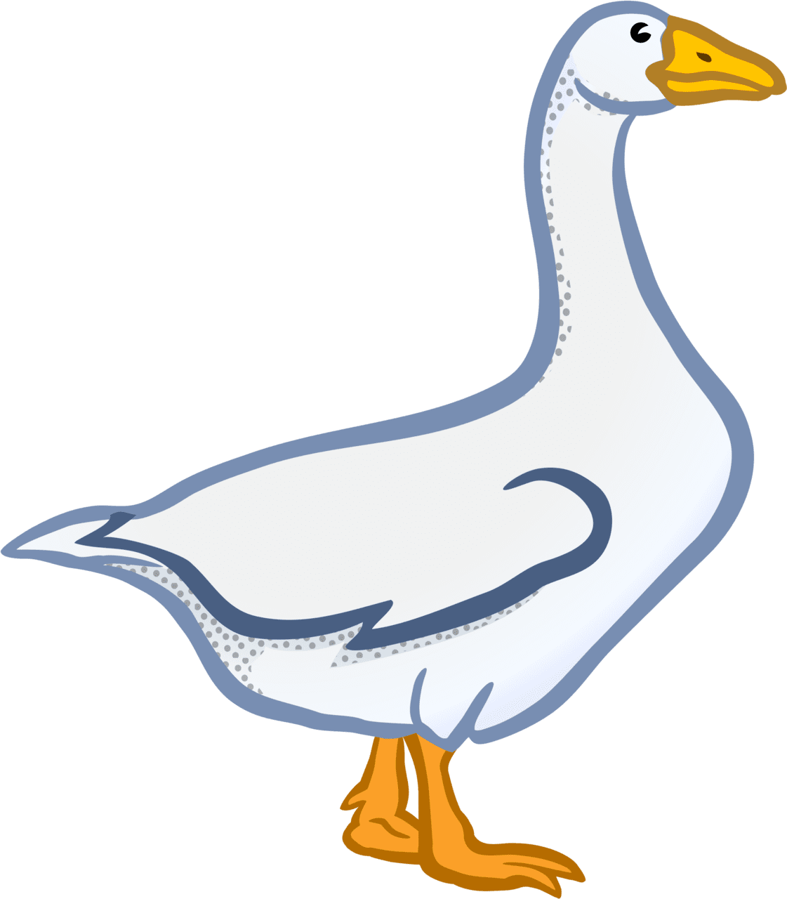 Goose clipart brown black and white duck transparent