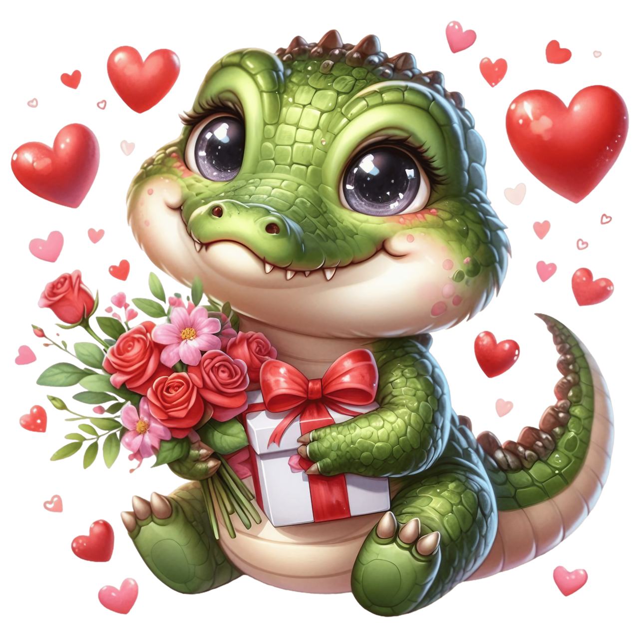 Crocodile pin page clipart free 3