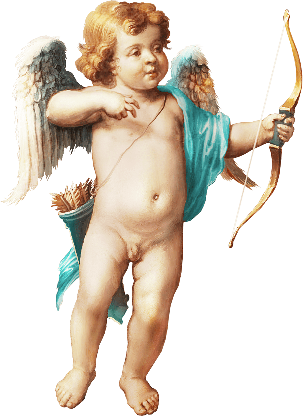 Cupid cherub art vintage printables mickey cartoons clipart transparent