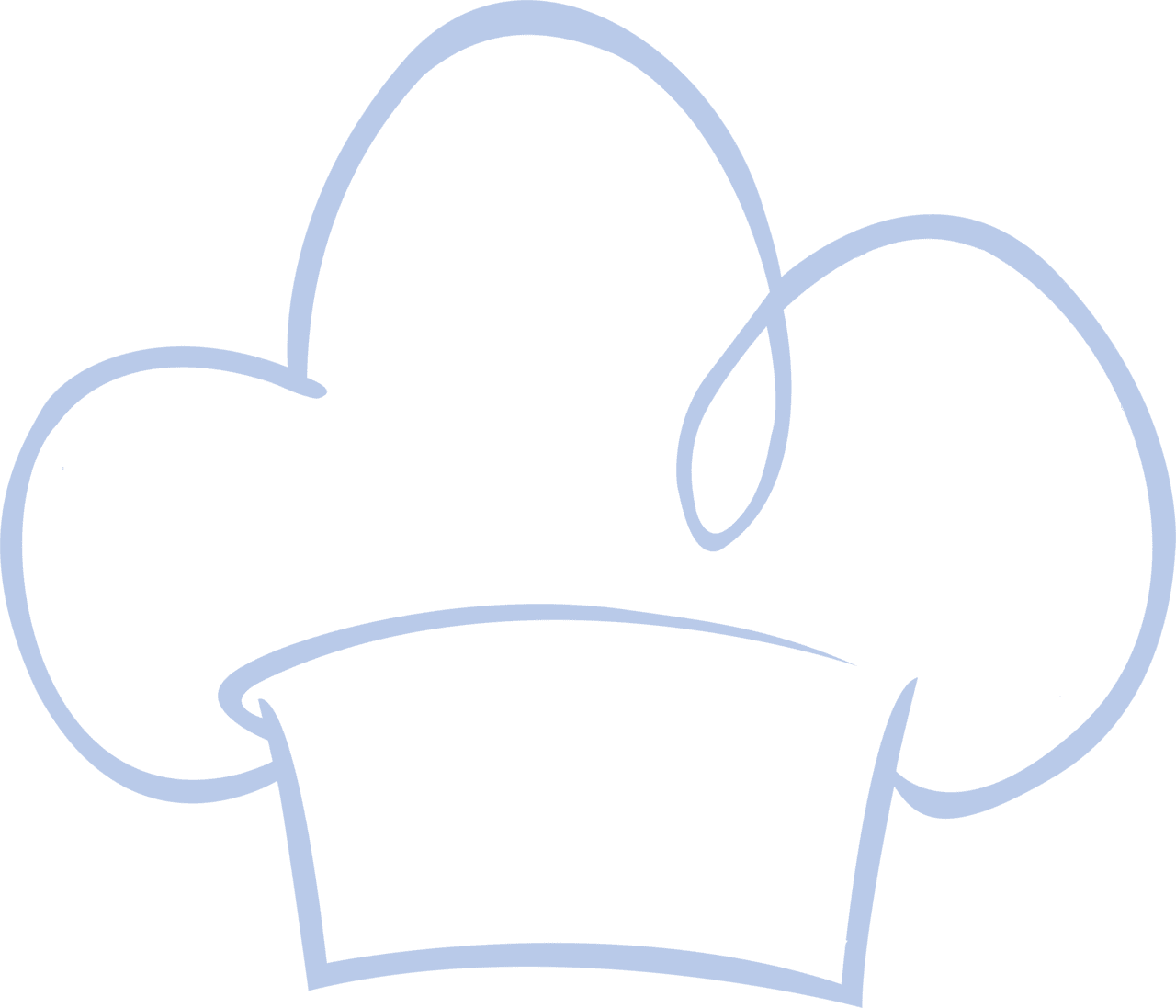 Chef hat cape clipart transparent