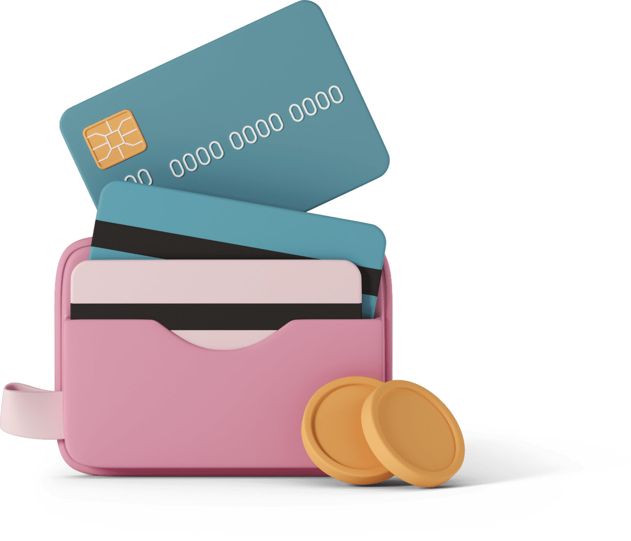 Bank card holder clipart background