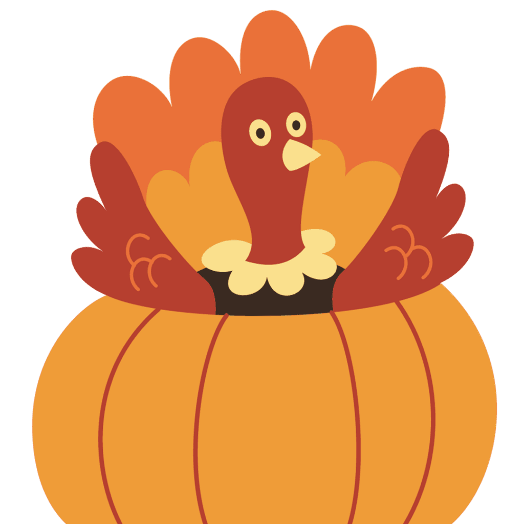 Cute turkey thanksgiving clipart images get for 4