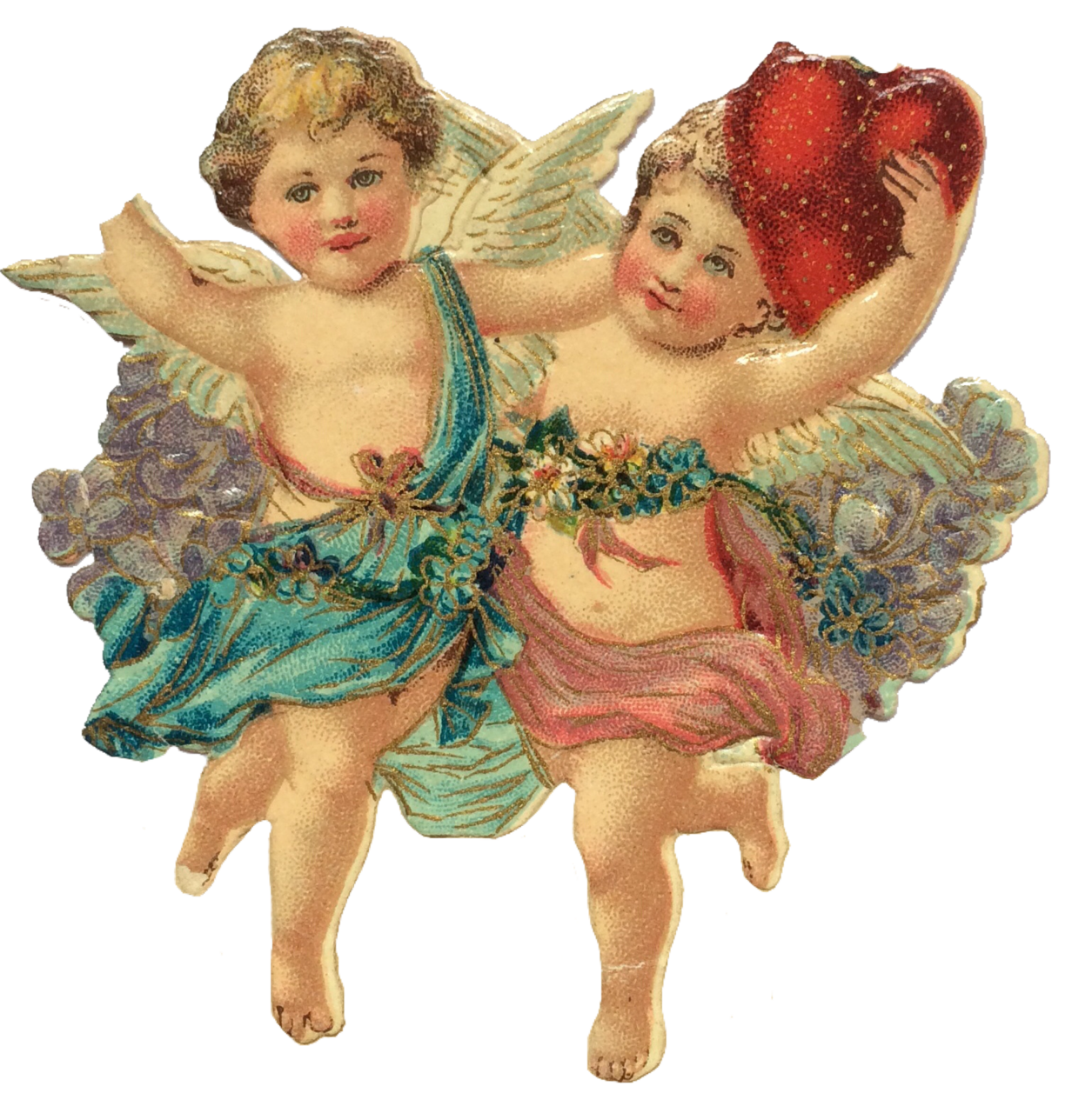 Cupid vintage valentines day images clipart