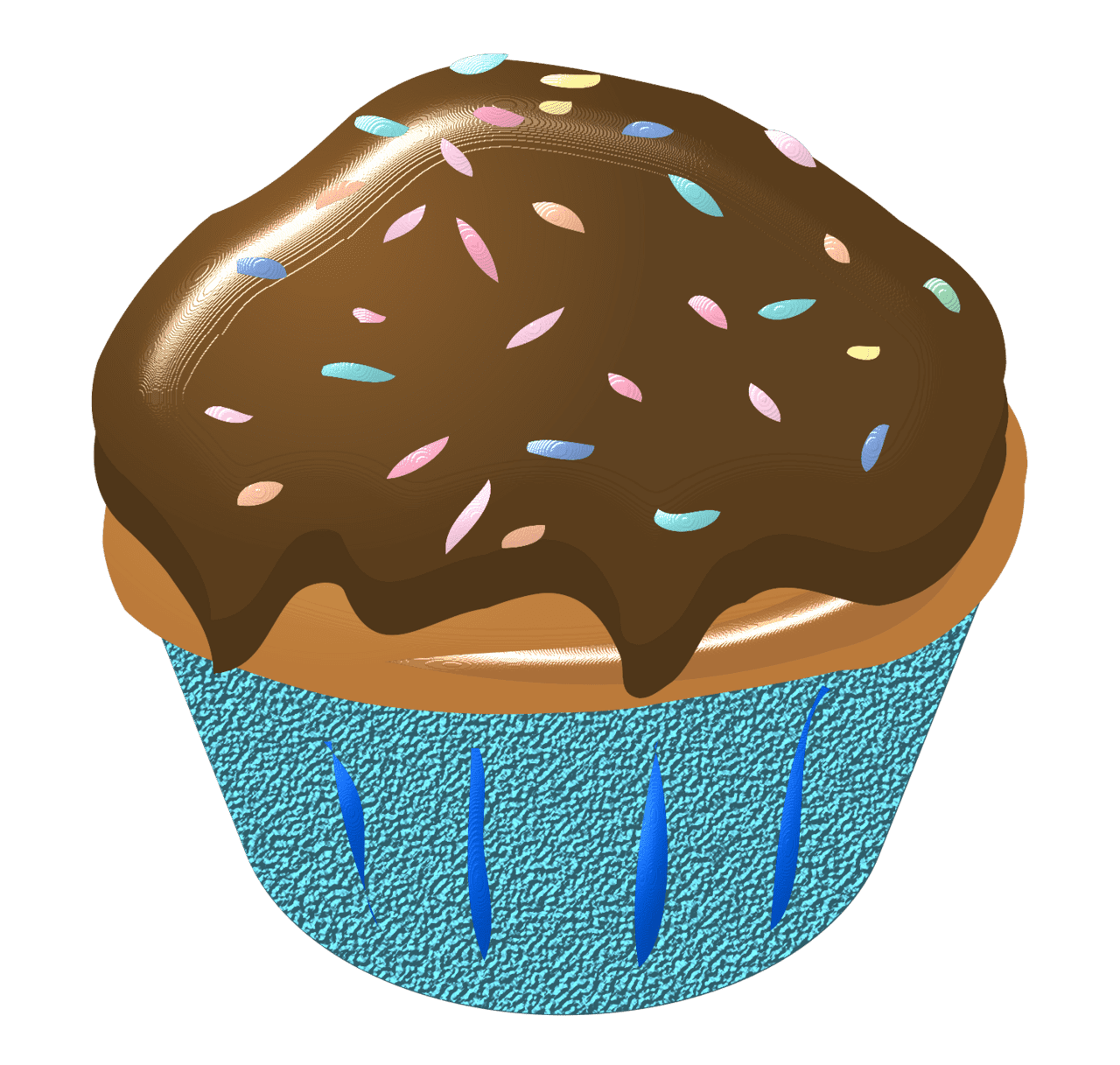 Muffin pin page clipart background 3