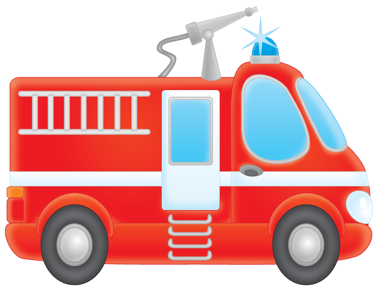 Firetruck fire truck song clipart image