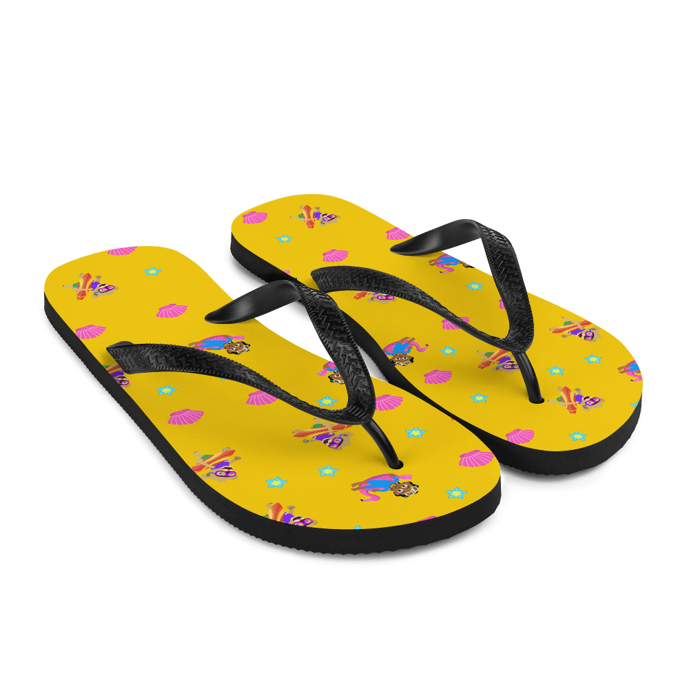 Beach flip flop clipart vector