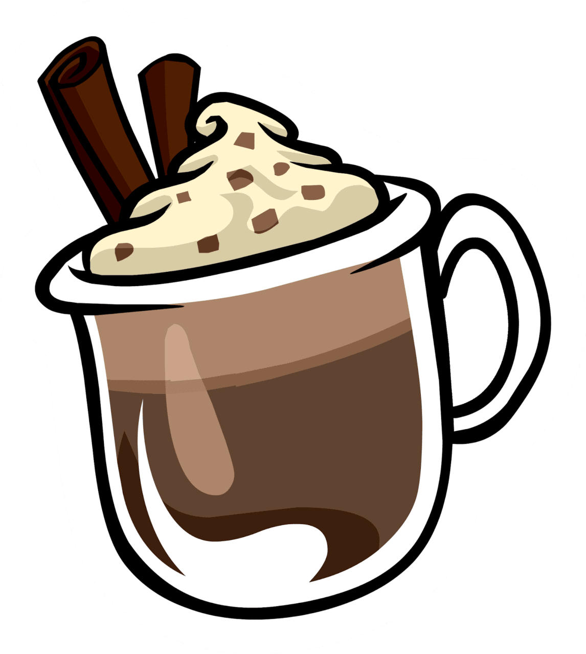 Hot cocoa drinking chocolate clipart collection vector