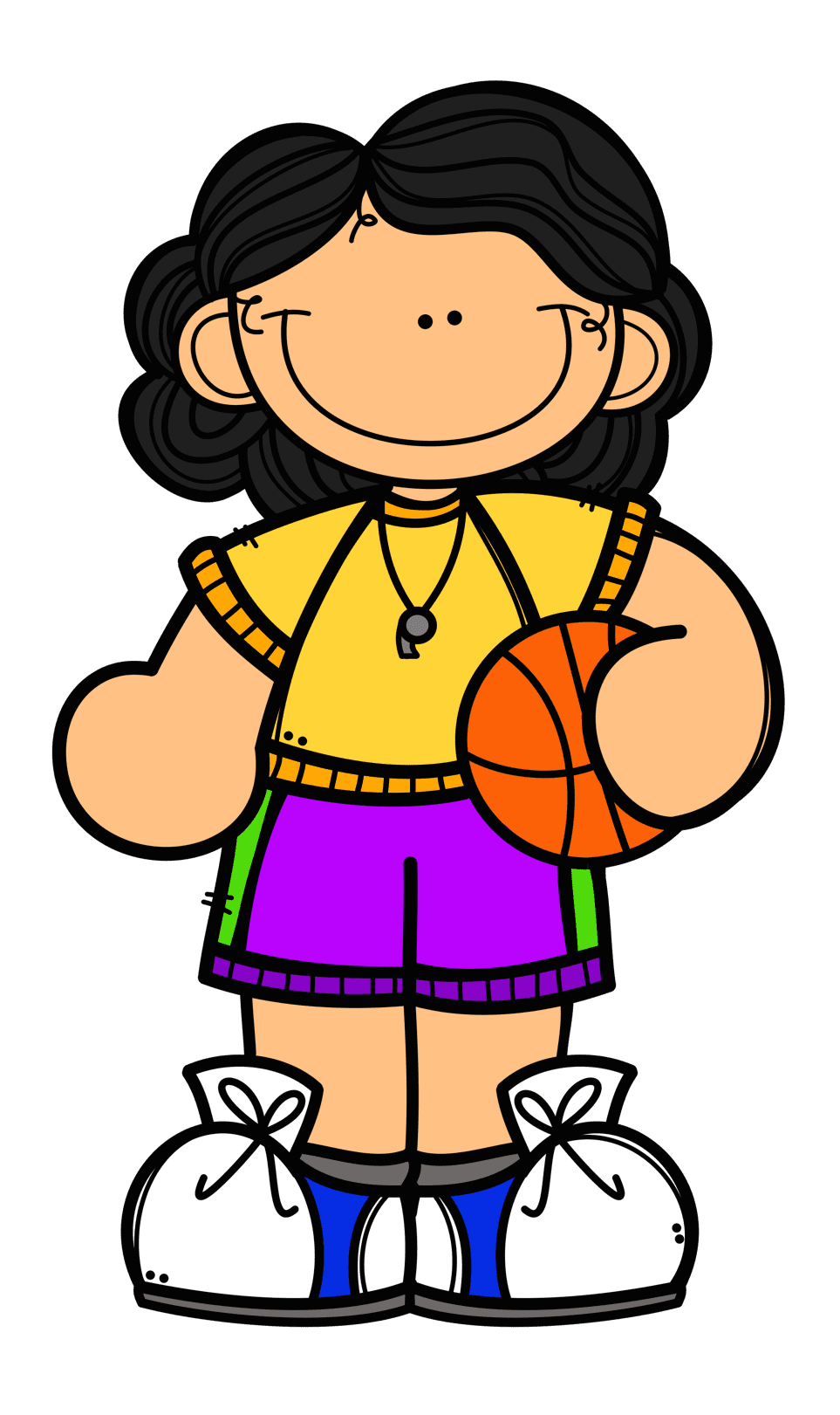 Student sports clipart ideas kids melonheadz vector