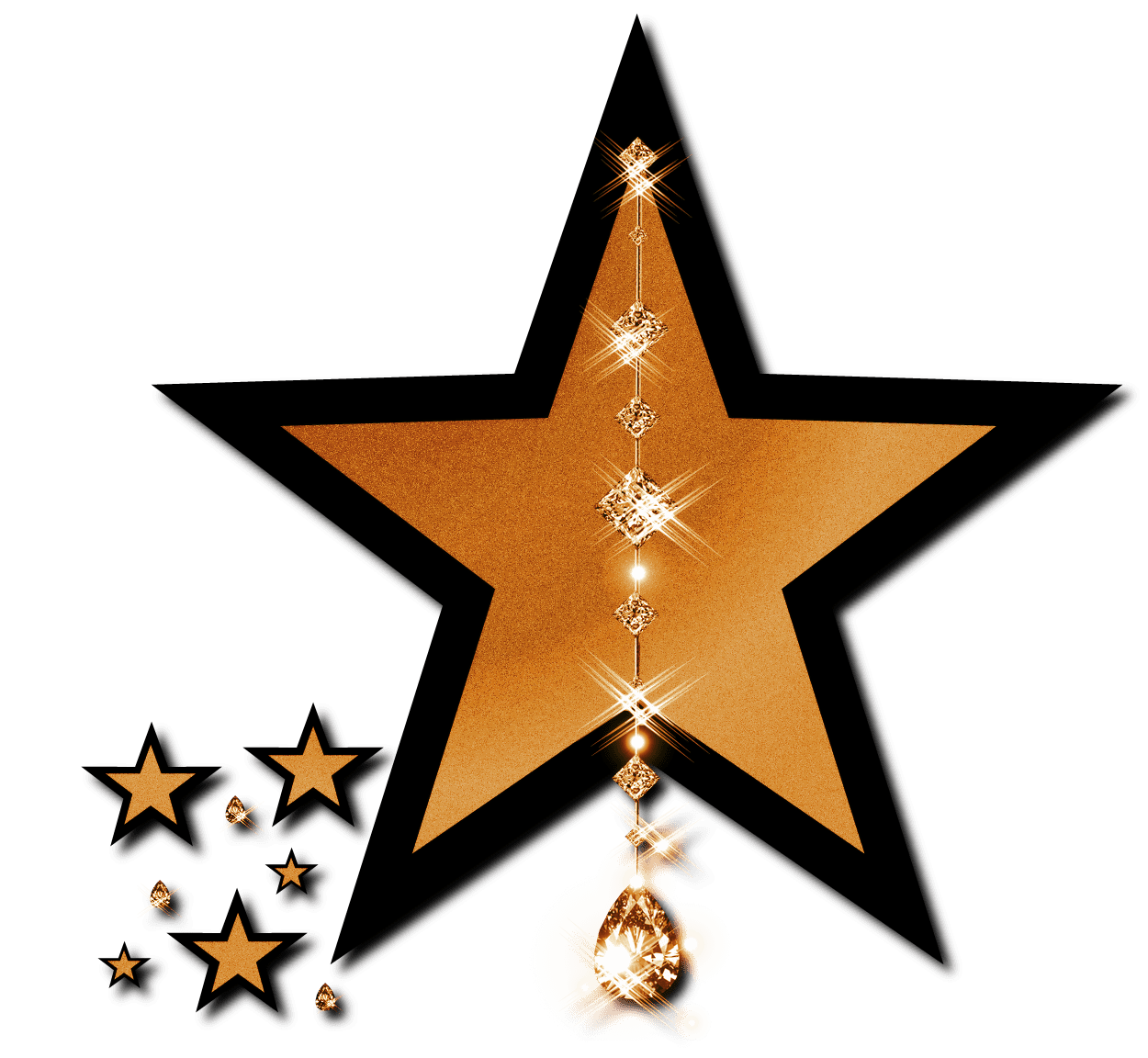 Shooting star pin page clipart photo