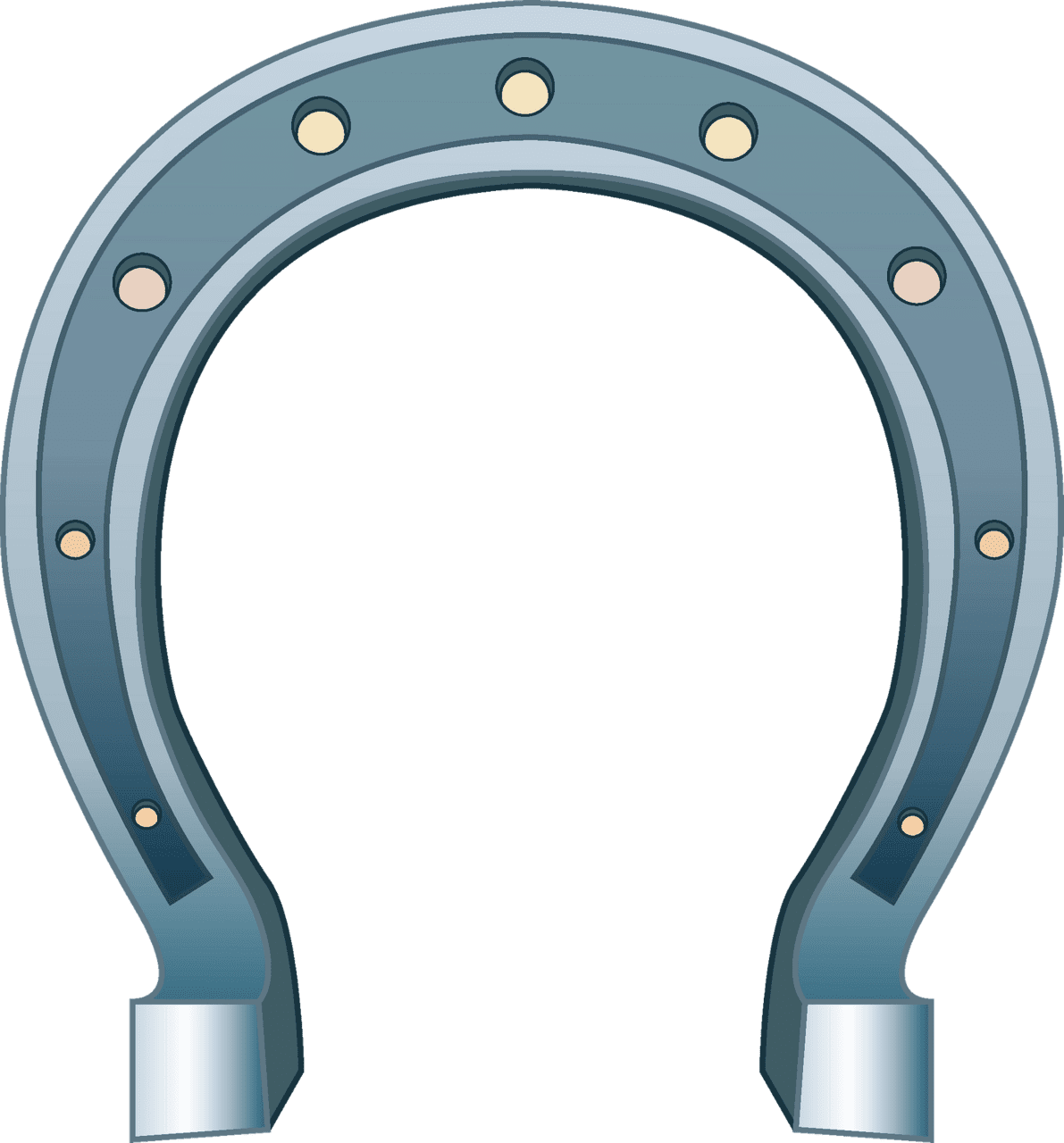 Horseshoe vector clipart images 9