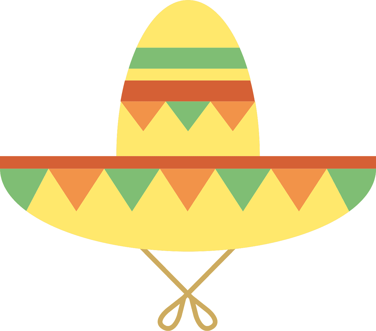 Sombrero vector clipart images 3