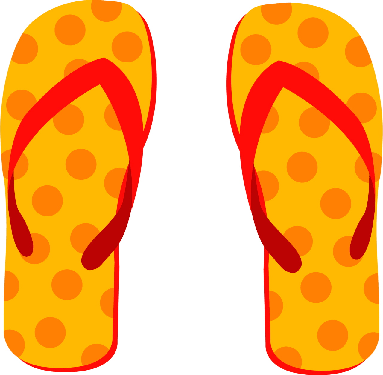 Flip flop vector clipart images 2