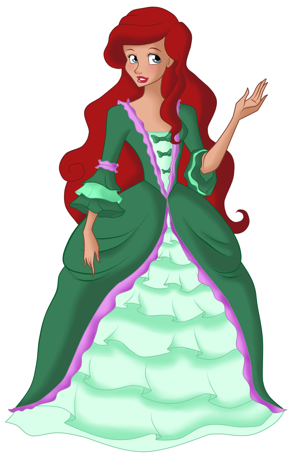 Dress ariel by costantstyle deviantart clipart logo