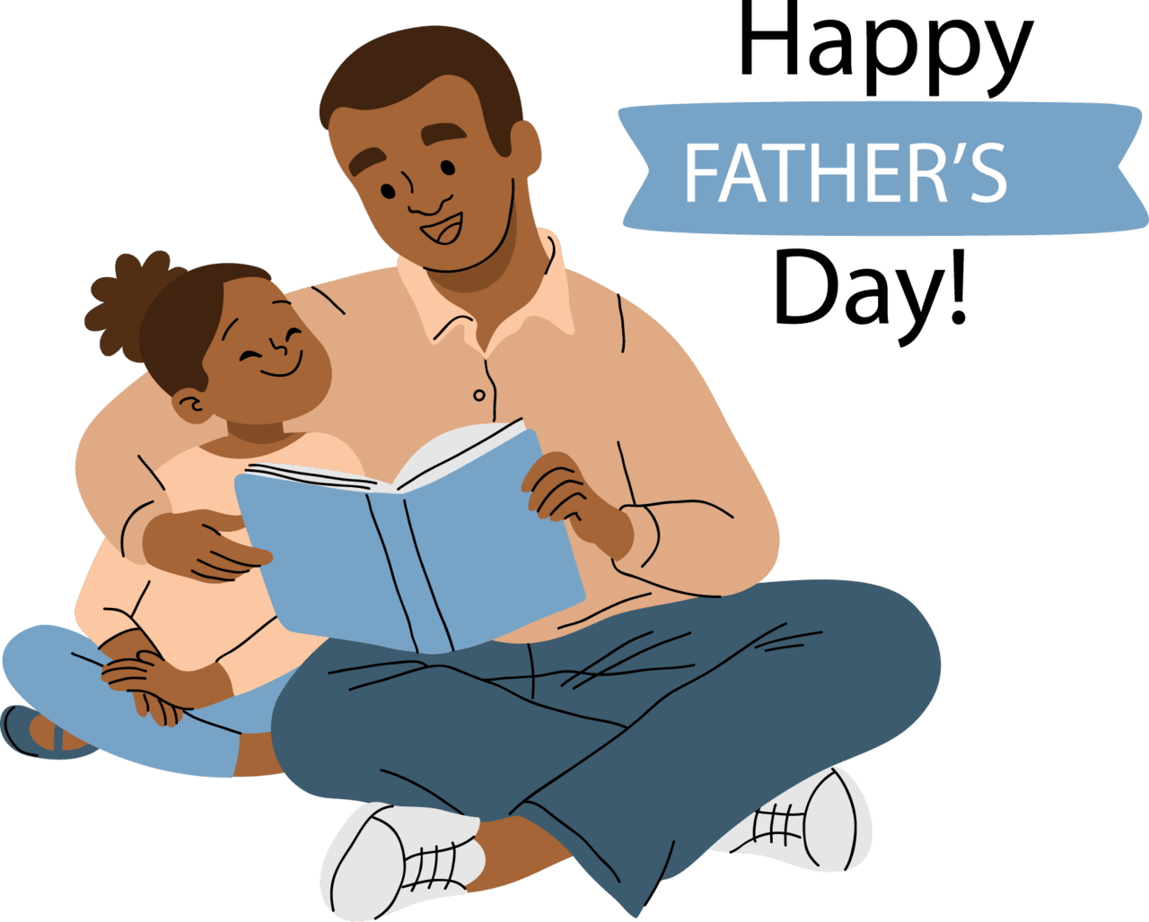 Dad fathers day clipart vector