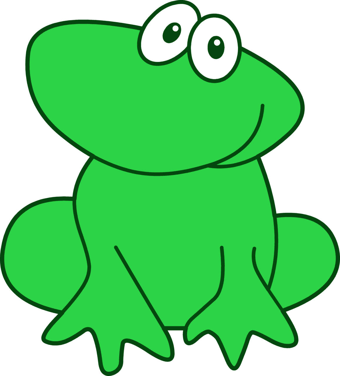 Arts clipart library collection cartoon frog art logo