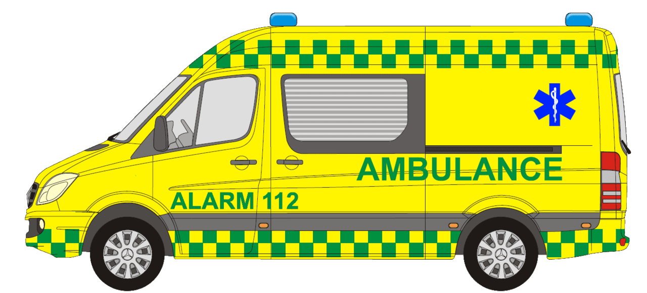 Ambulance clipart background