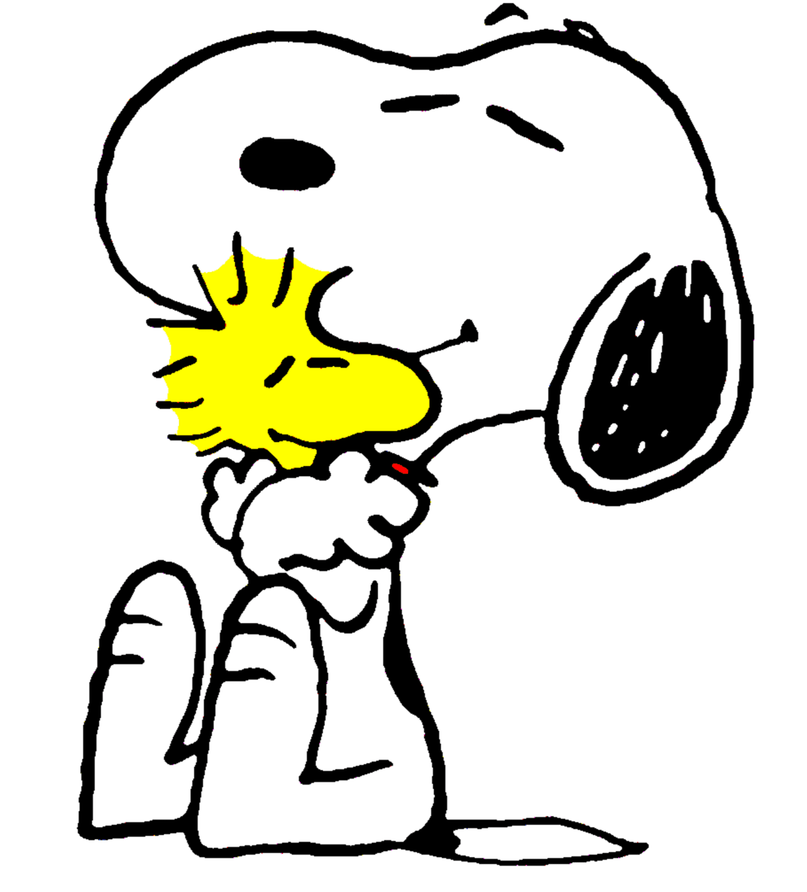 Hugging snoopy giv wood beagle hug smaller clipart free