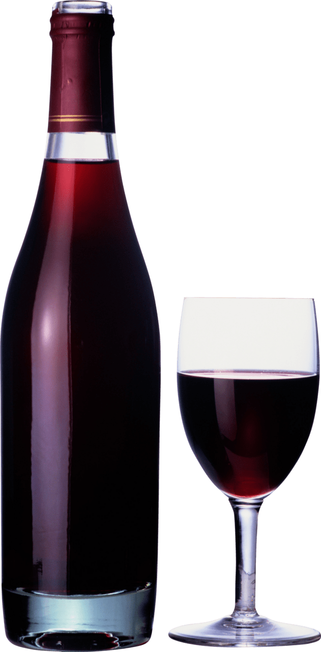 Drink bottle wine glass image with background clipart