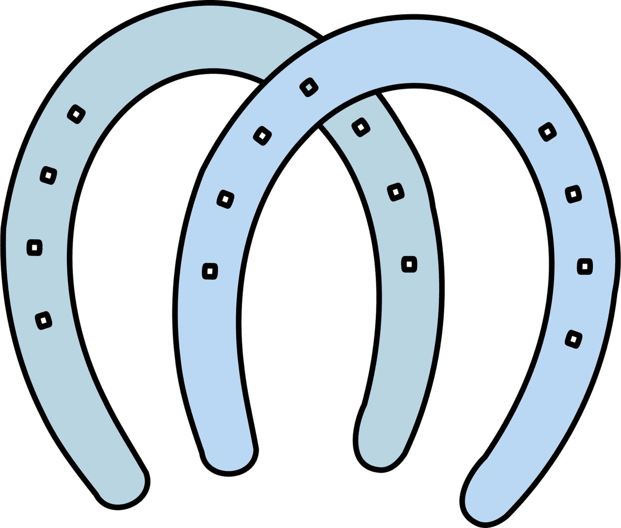 Horseshoe vector clipart images 6