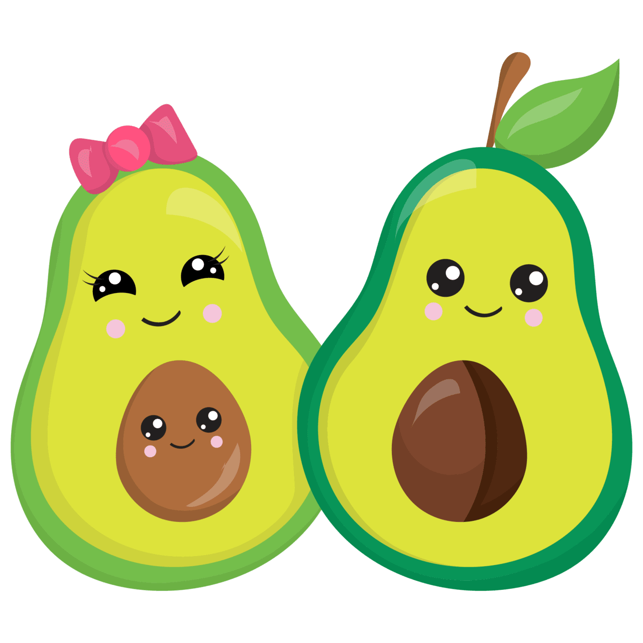 Avocado page clipart logo