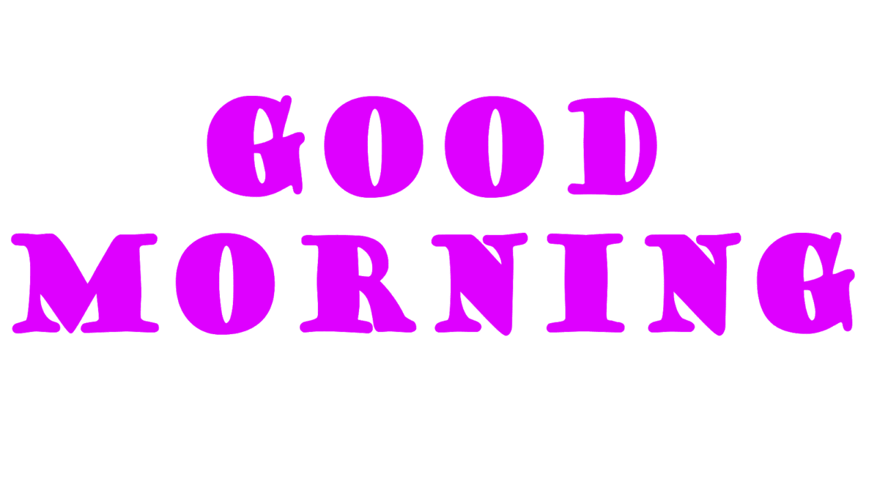 Good morning image size clipart 4