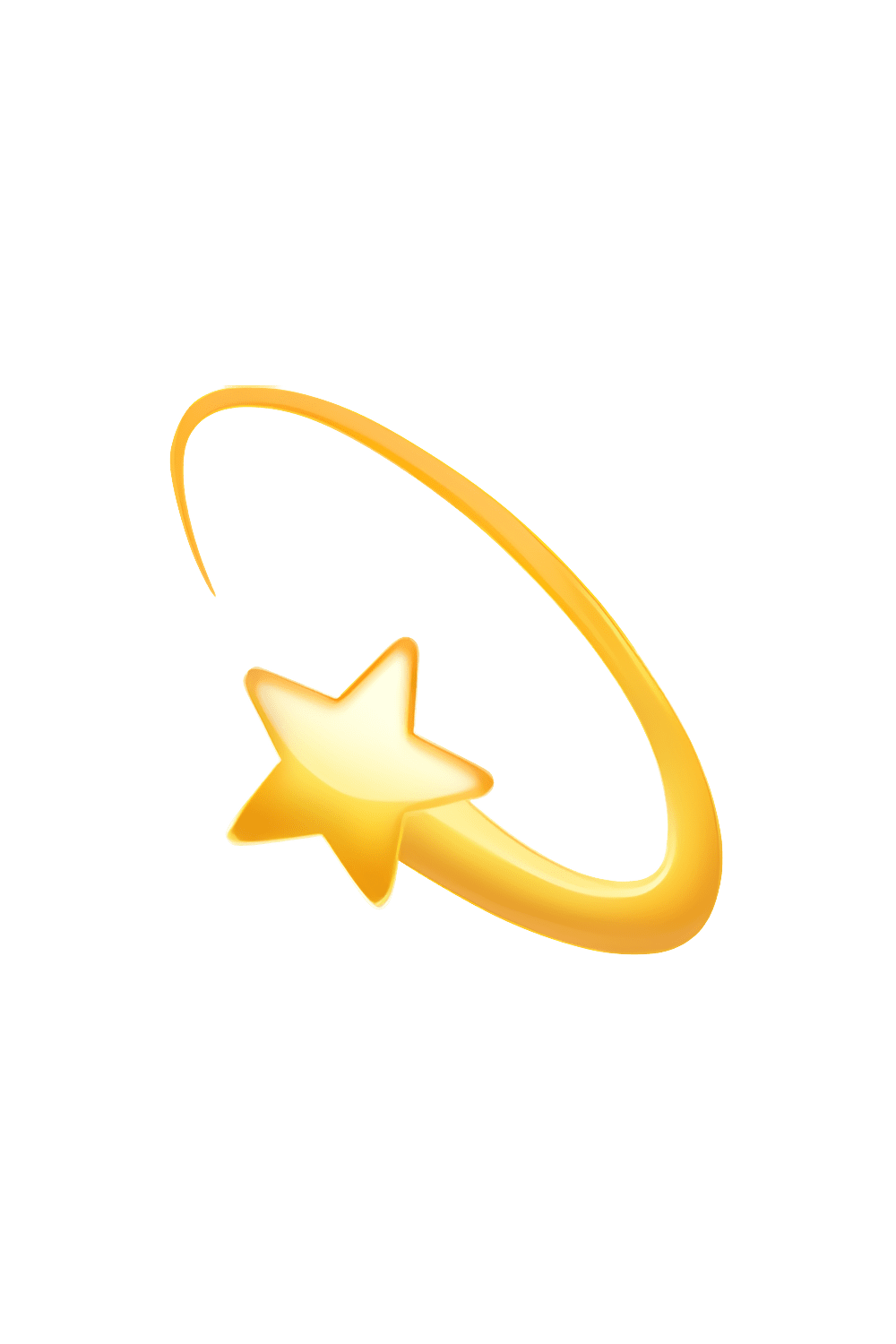 Shooting star dizzy emoji clipart clip art