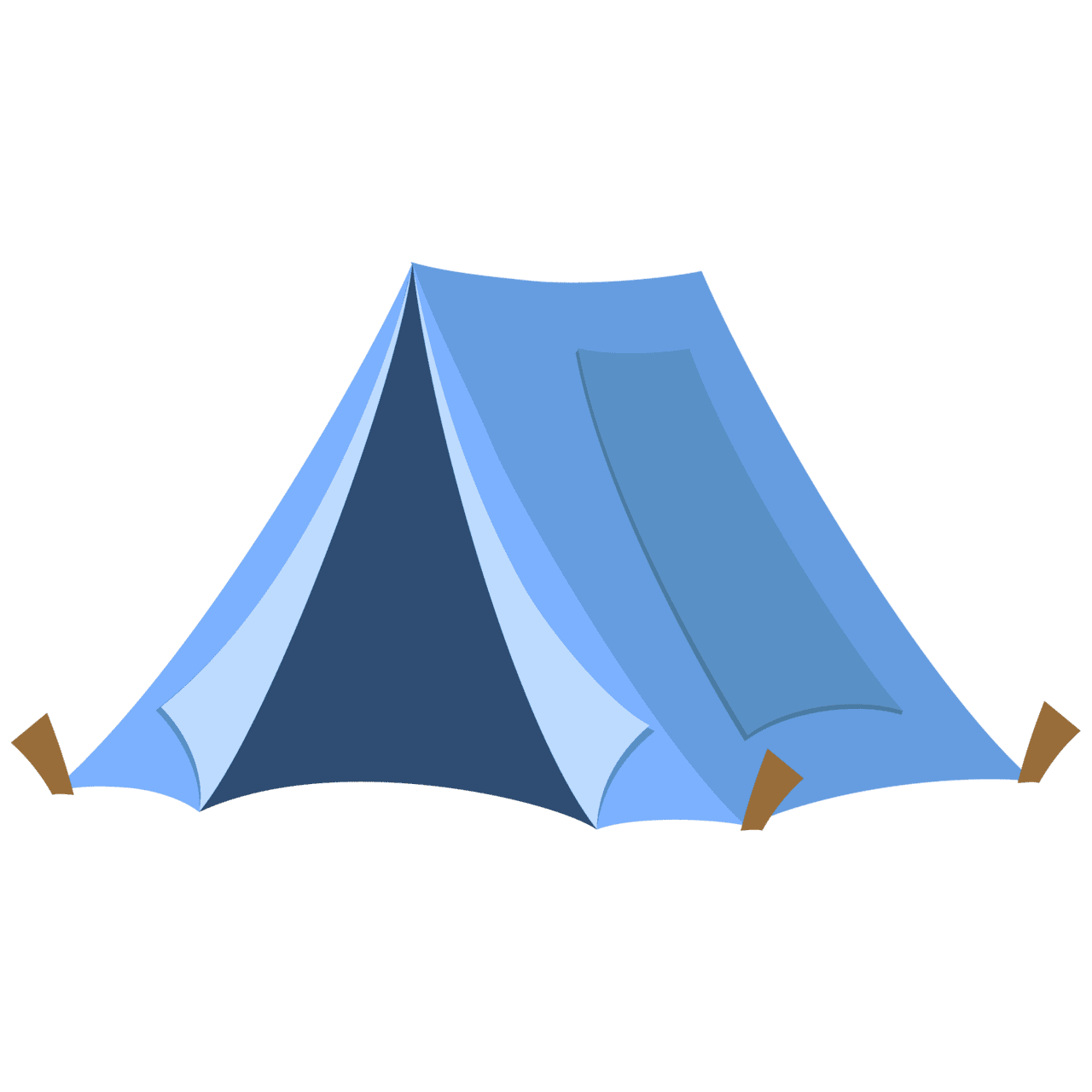 Camp pin page clipart image