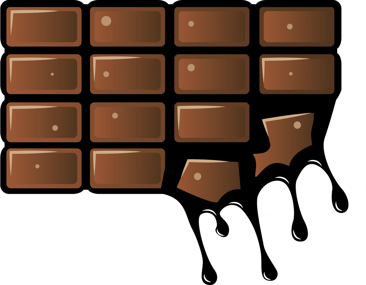 Chocolate vector clipart images 2