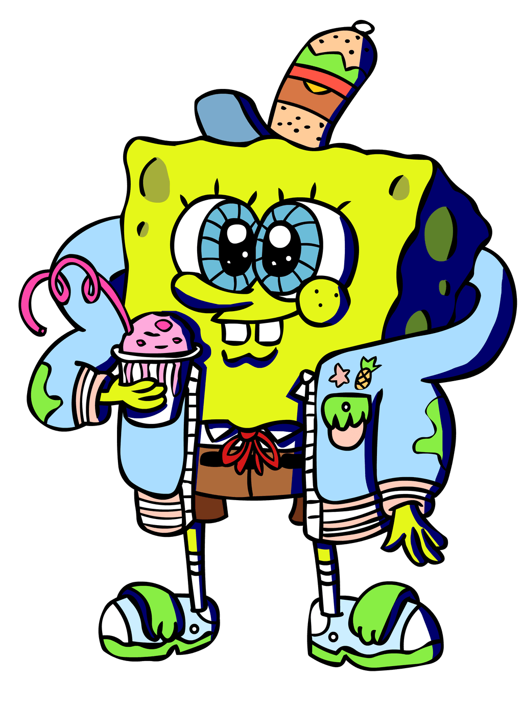 Spongebob sp student digital artist deviantart clipart image