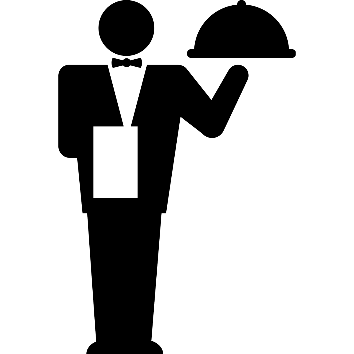 Restaurant waiter clipart photo