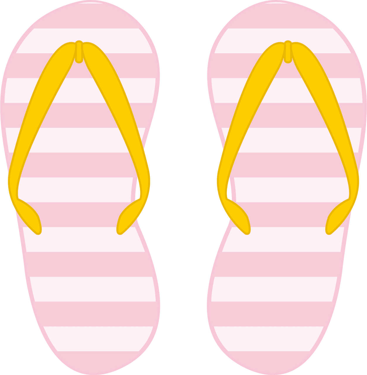 Flip flop vector clipart images 6