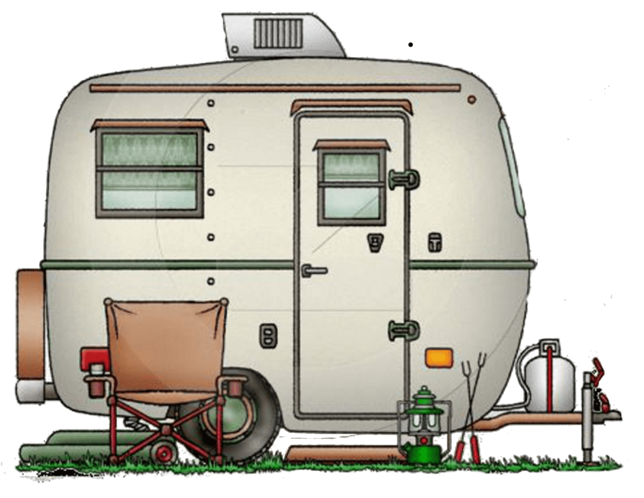 Camper pin page clipart photo