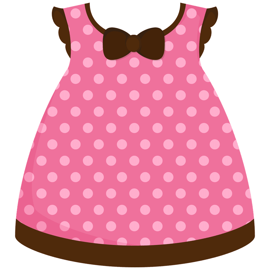 Dress pin page clipart image