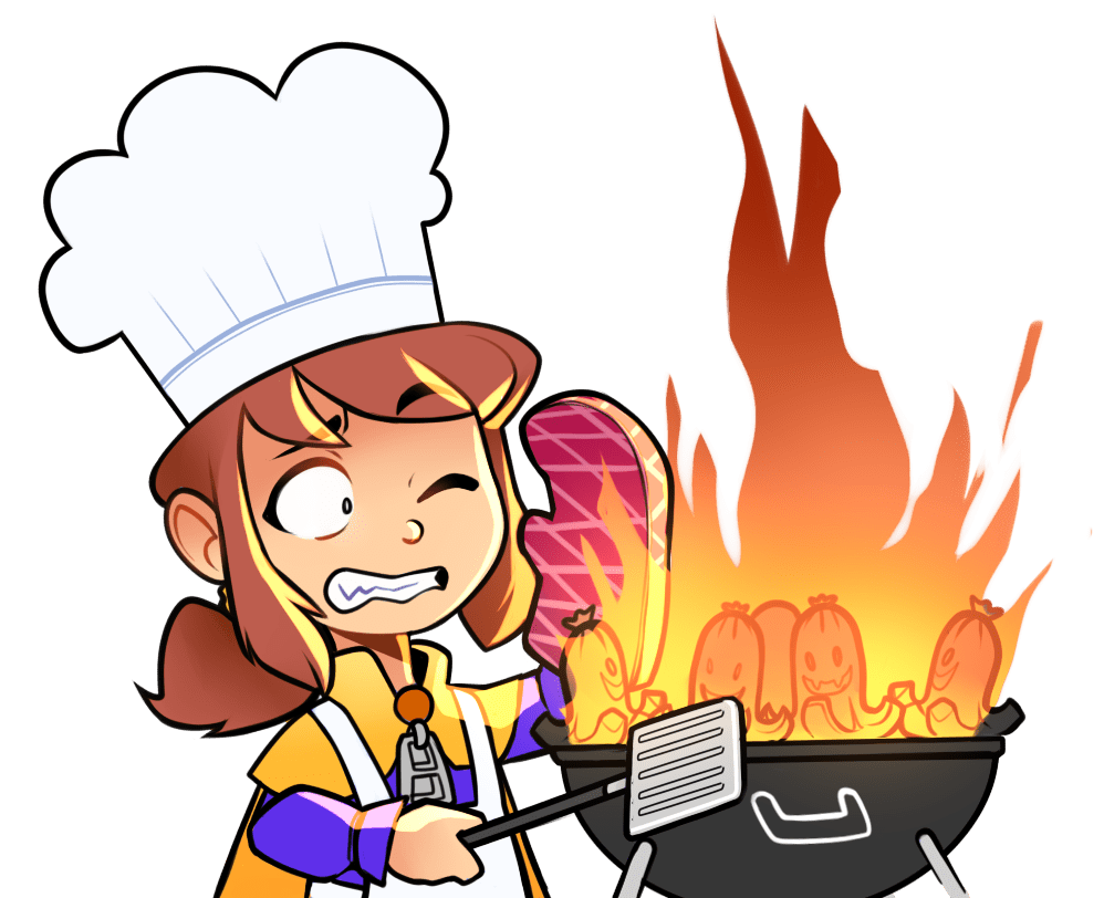 Chef hat pin page clipart vector 3