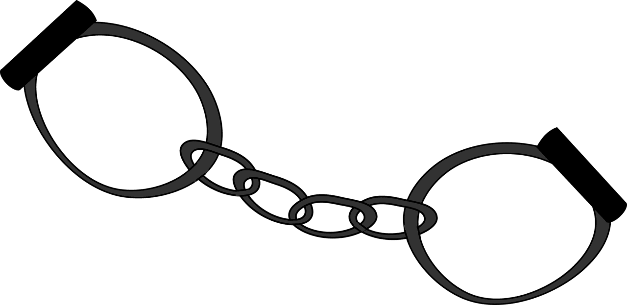 Handcuffs vector clipart image photo cc images