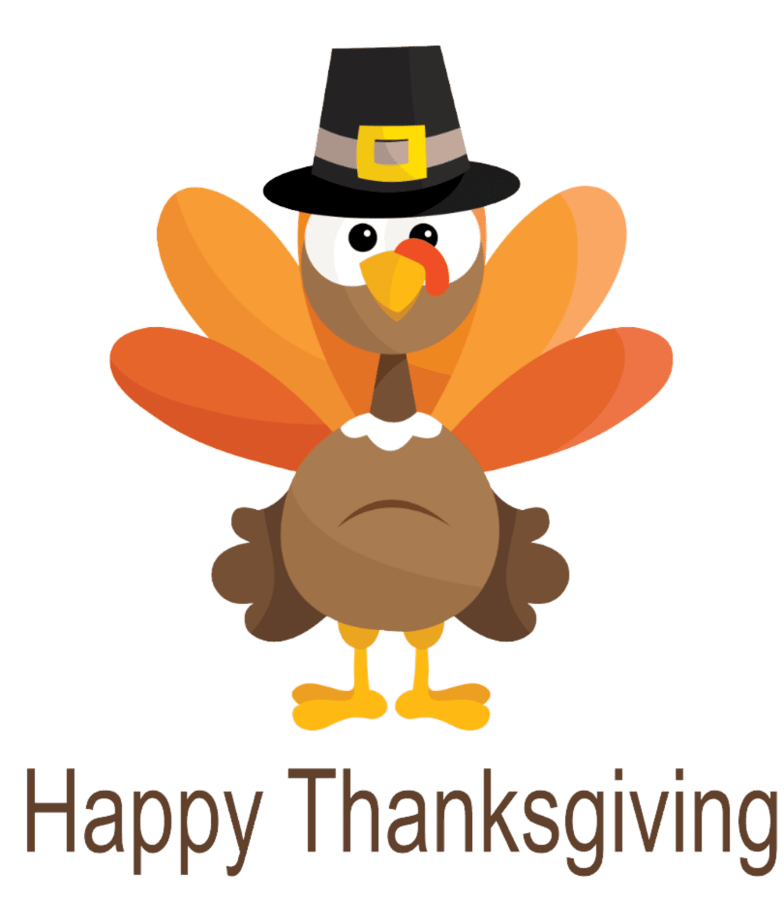 Cute turkey happy thanksgiving turkeydesign transfer southern dream ga clipart image