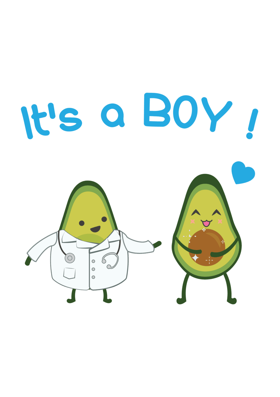 Avocado pin page clipart picture