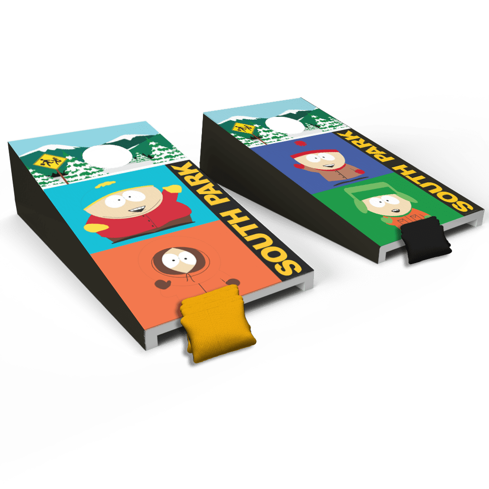 South park desktop cornhole set clipart transparent