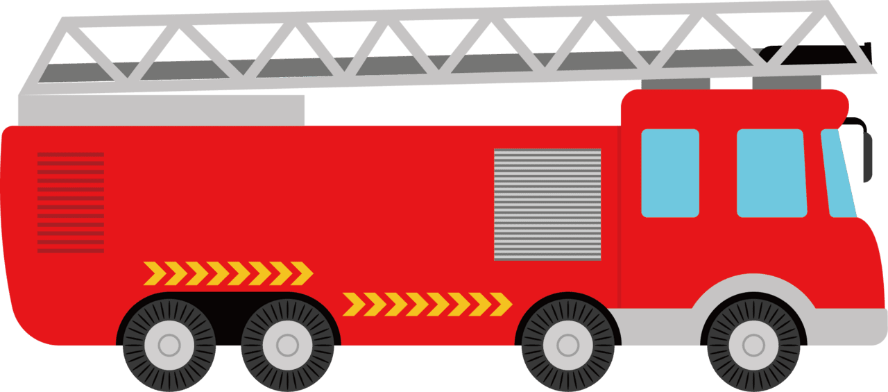 Firetruck fire engine car transport vector color truck clipart