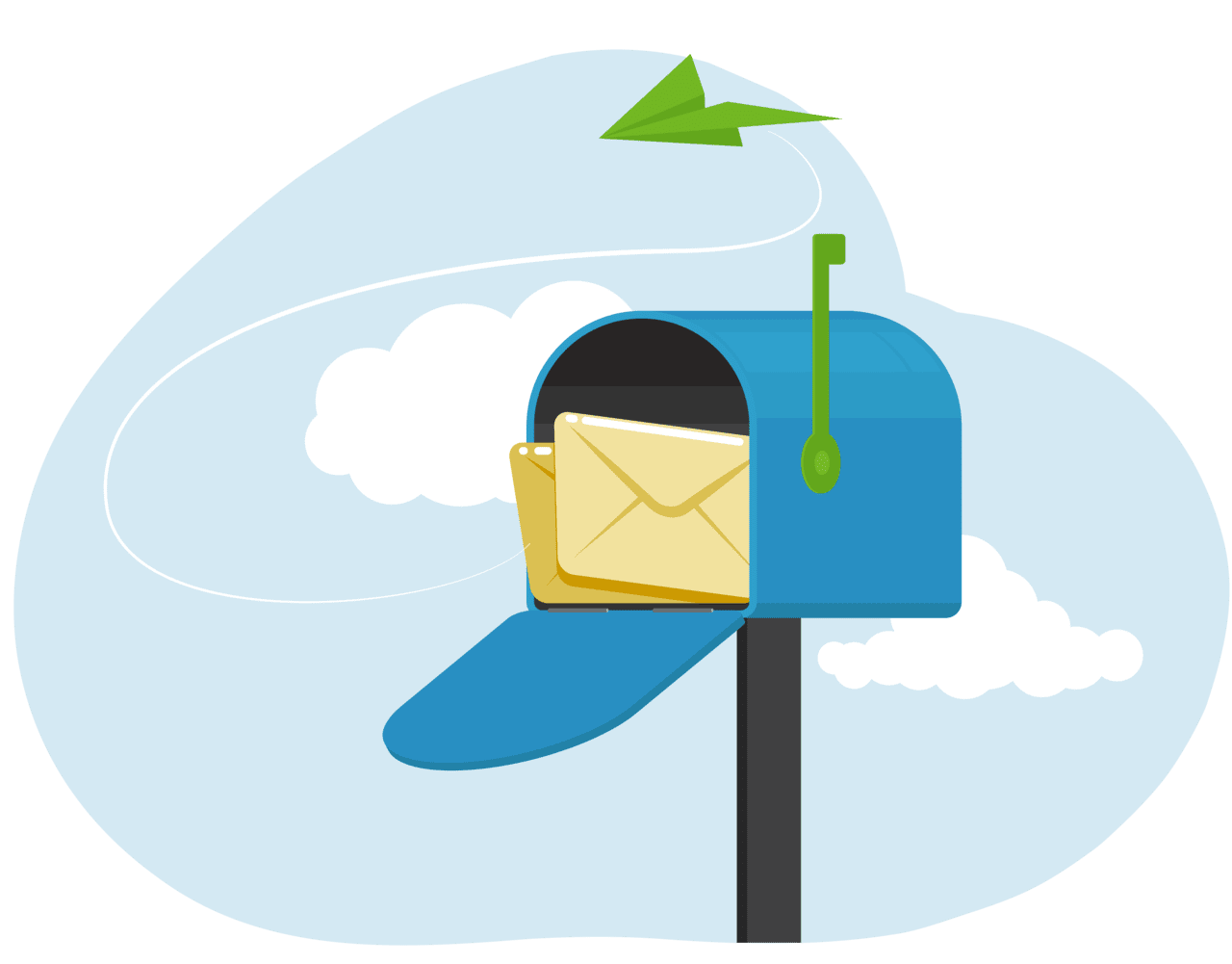 Mailbox creative clipart logo