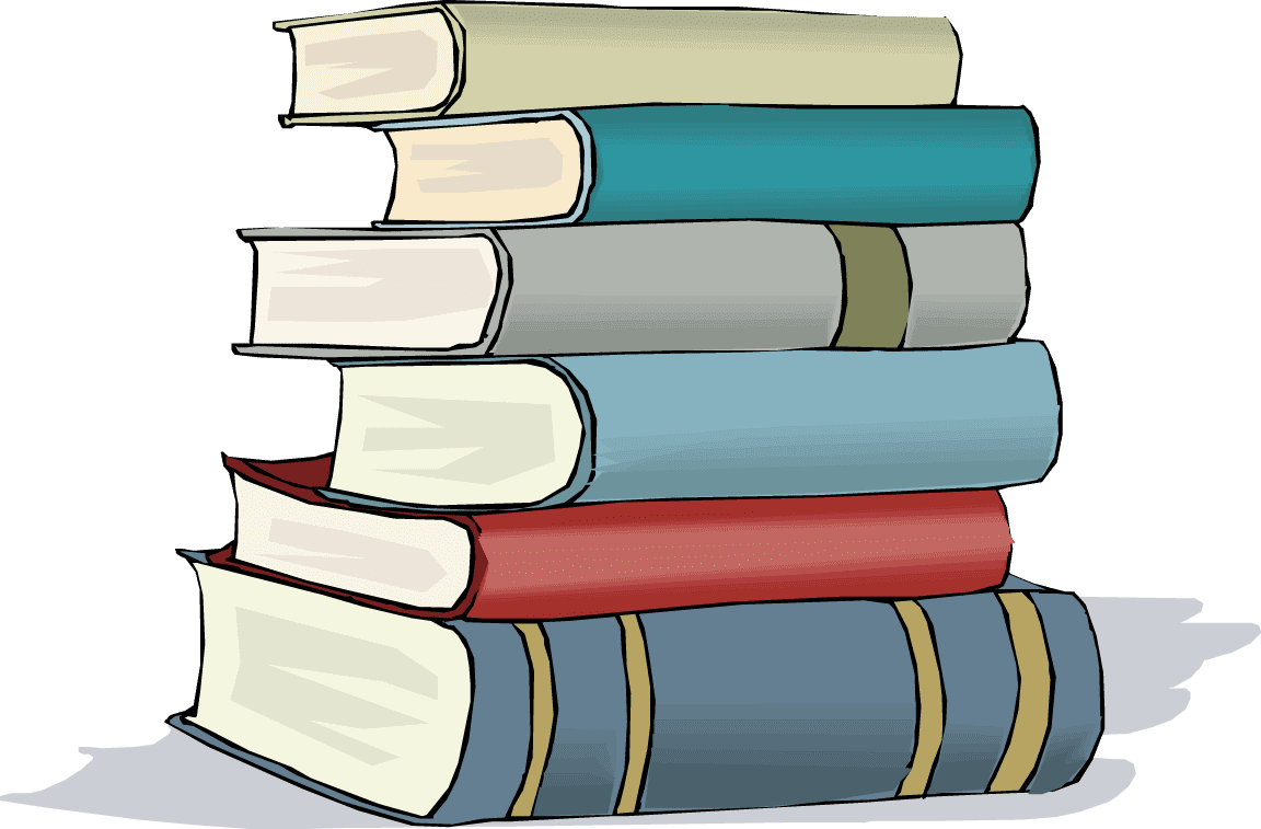 Stack of books general paper classic creately clipart transparent