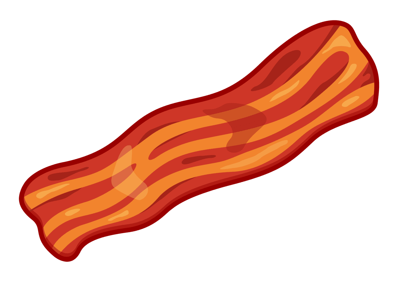 Bacon ether clipart transparent