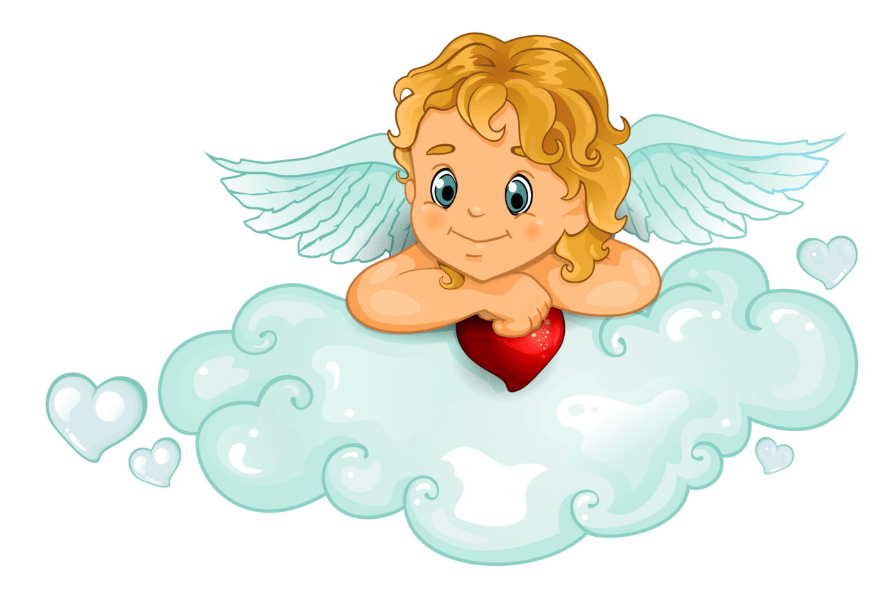 Cupid pin page clipart background 2