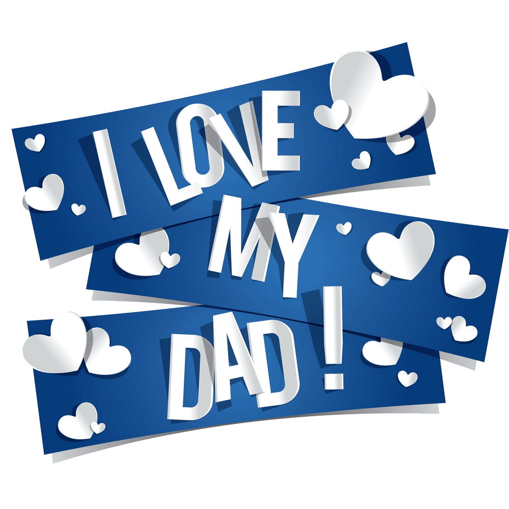 Happy fathers day blue love family area photography clipart