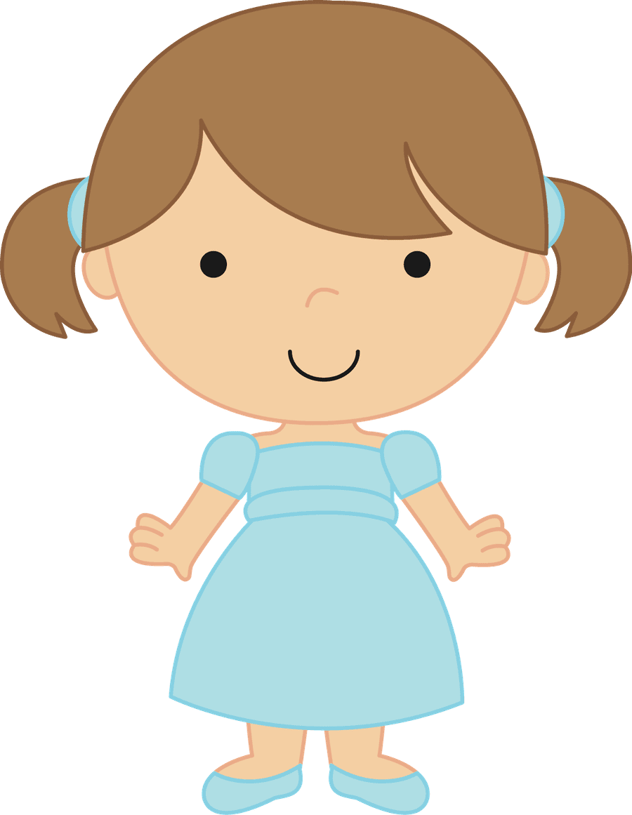 Dress kids scrapbook clipart baby vector